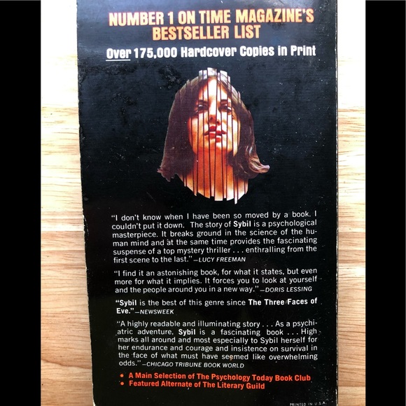 1973 Vintage SYBIL Paperback Book - Picture 5 of 5